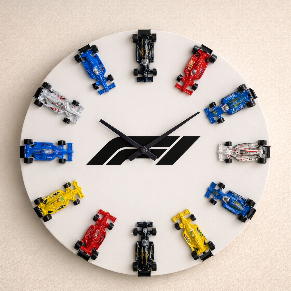 F1 Diecast Clock