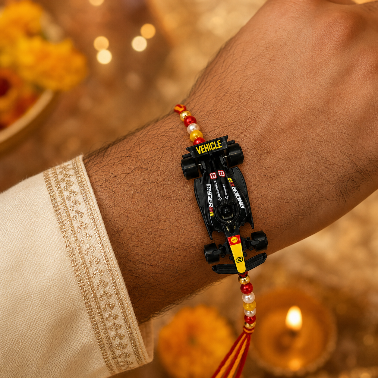 F1 Car Rakhi – Premium Racing Collection