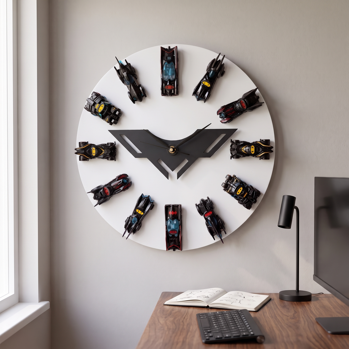Superhero Diecast Clock