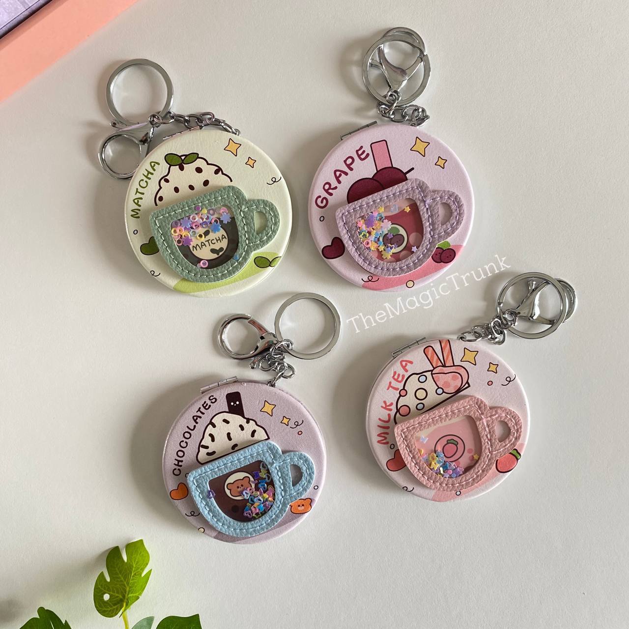 Fruits Tea Confetti Pocket Mirror ( 1pc )