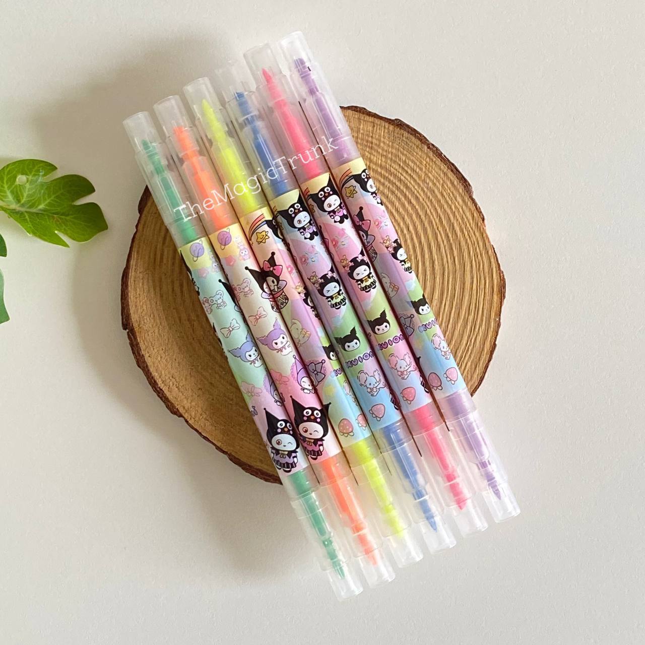 Kuromi Double Sided Highlighters Marker ( 6 pcs )