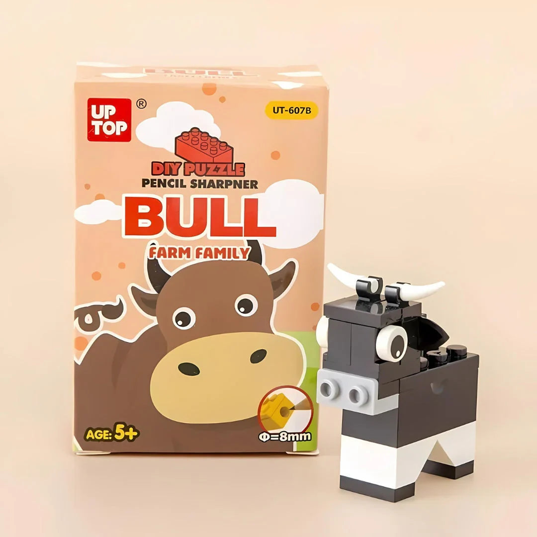 DIY Animals Lego Puzzle Pencil Sharpener ( 1pc )