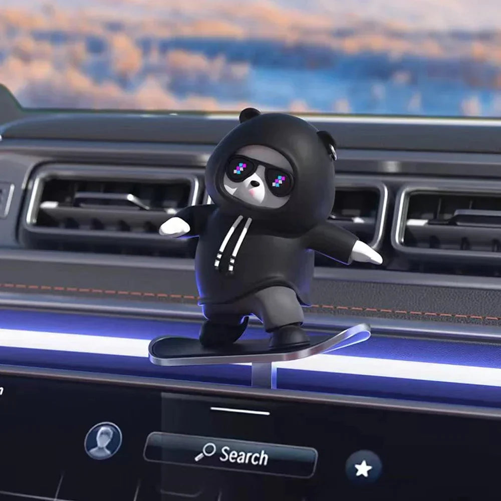 Car Mounted Sliding Cartoon Bear