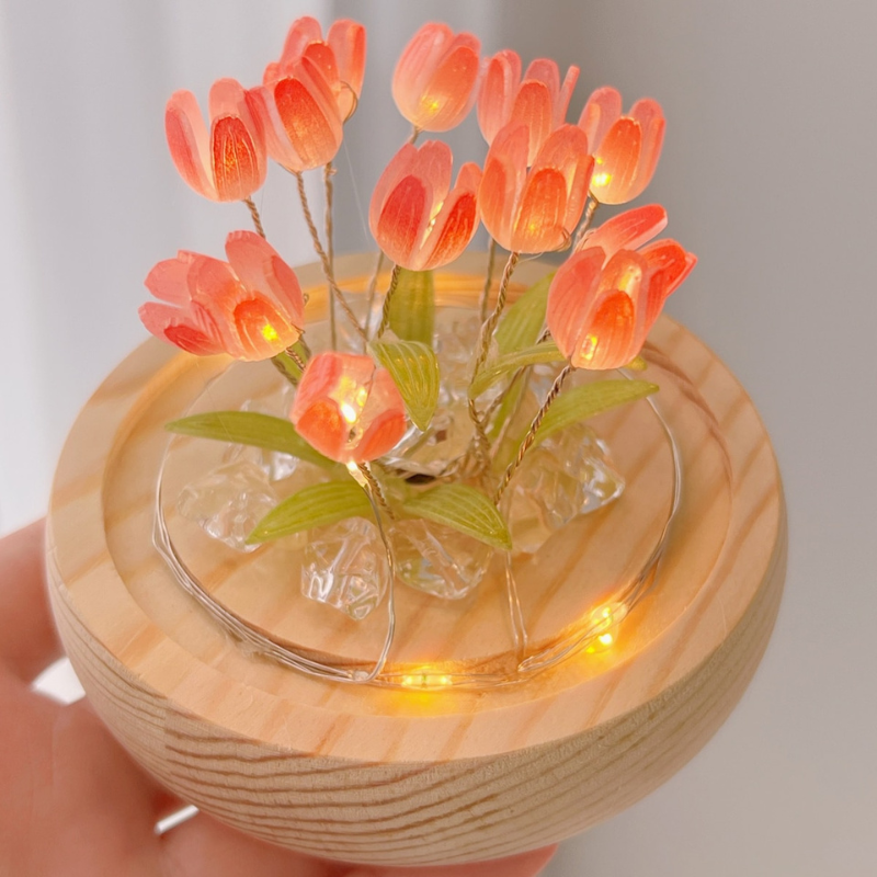 Handcrafted Tulip Night Lamp