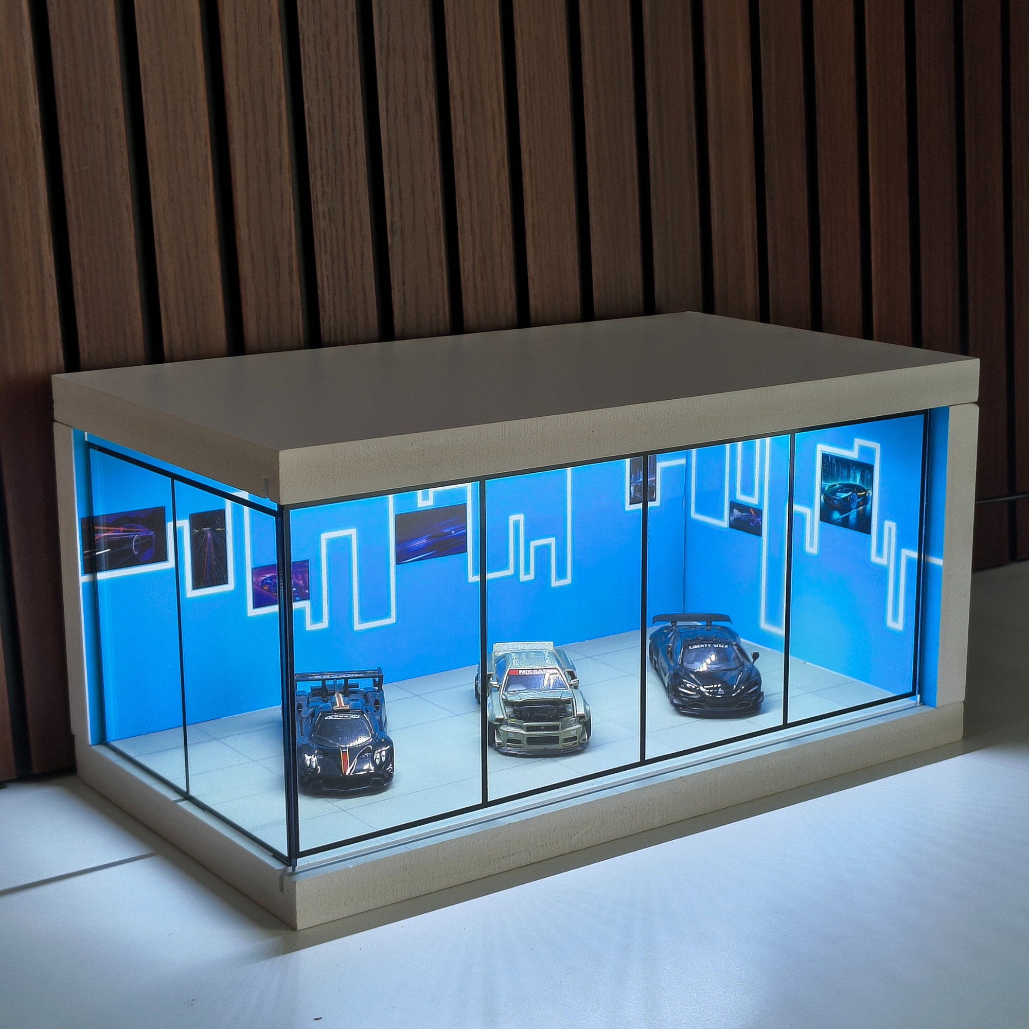 Luxury Miniature Car Showroom