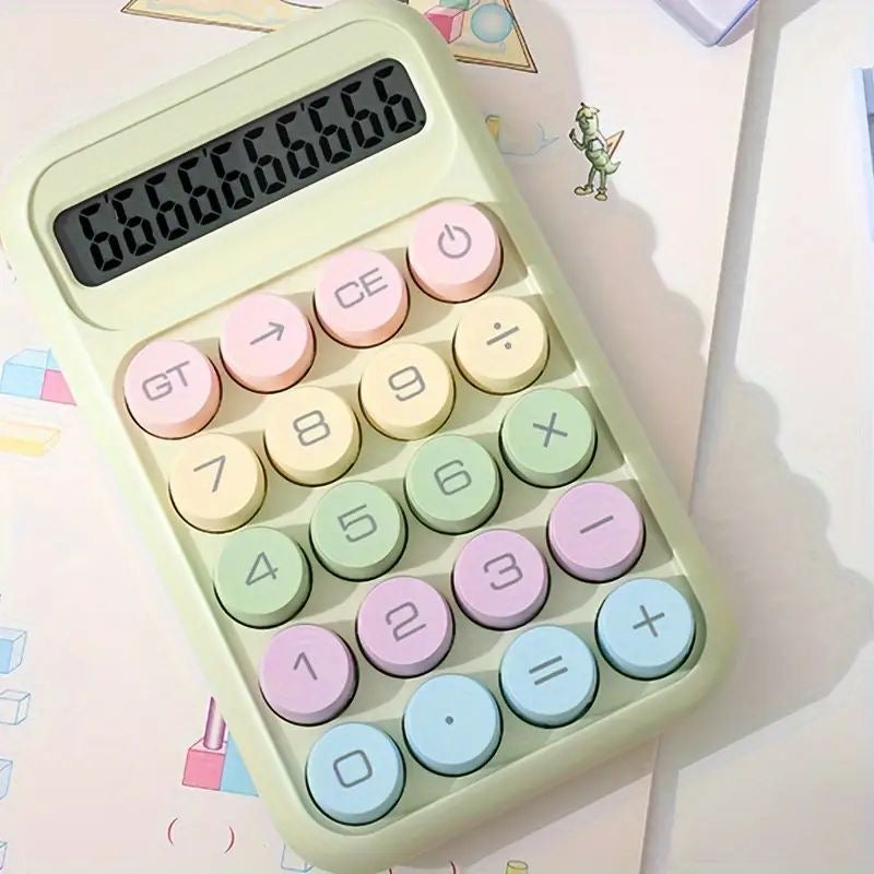 Pastel Aesthetic Calculator Battery Operated ( 1pc )