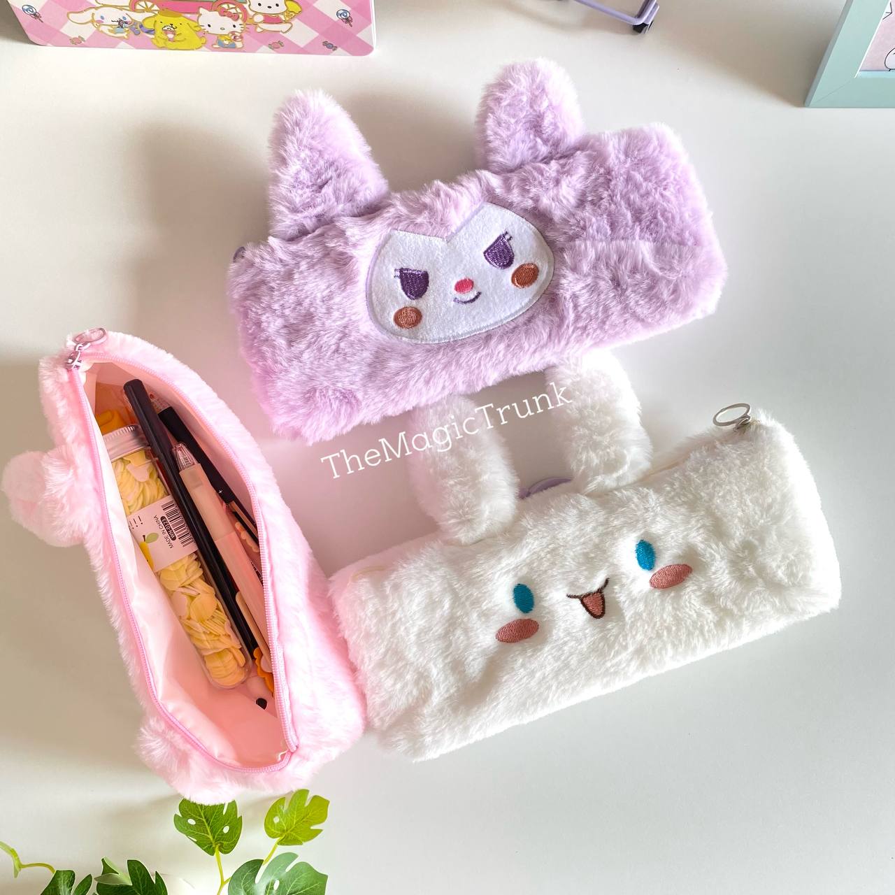 Sanrio Fur Plush Multipurpose Pouch ( 1pc )