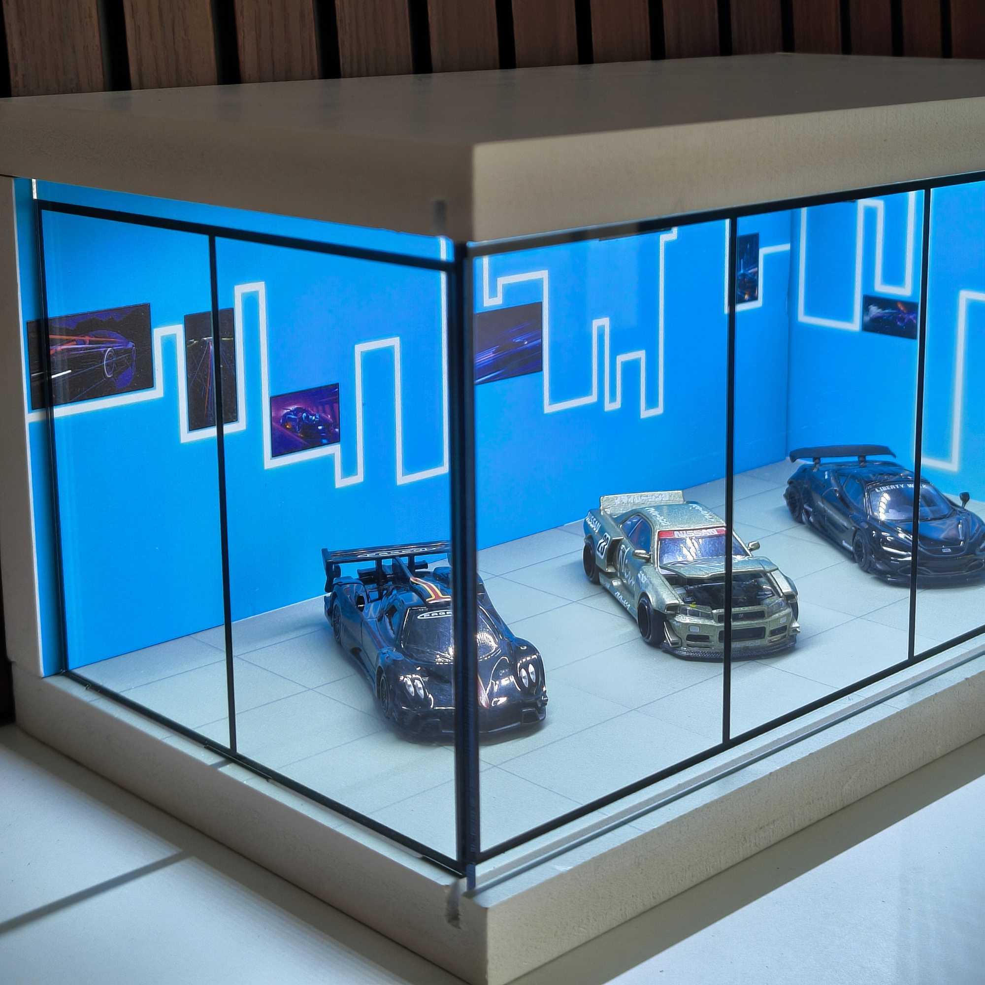 Luxury Miniature Car Showroom