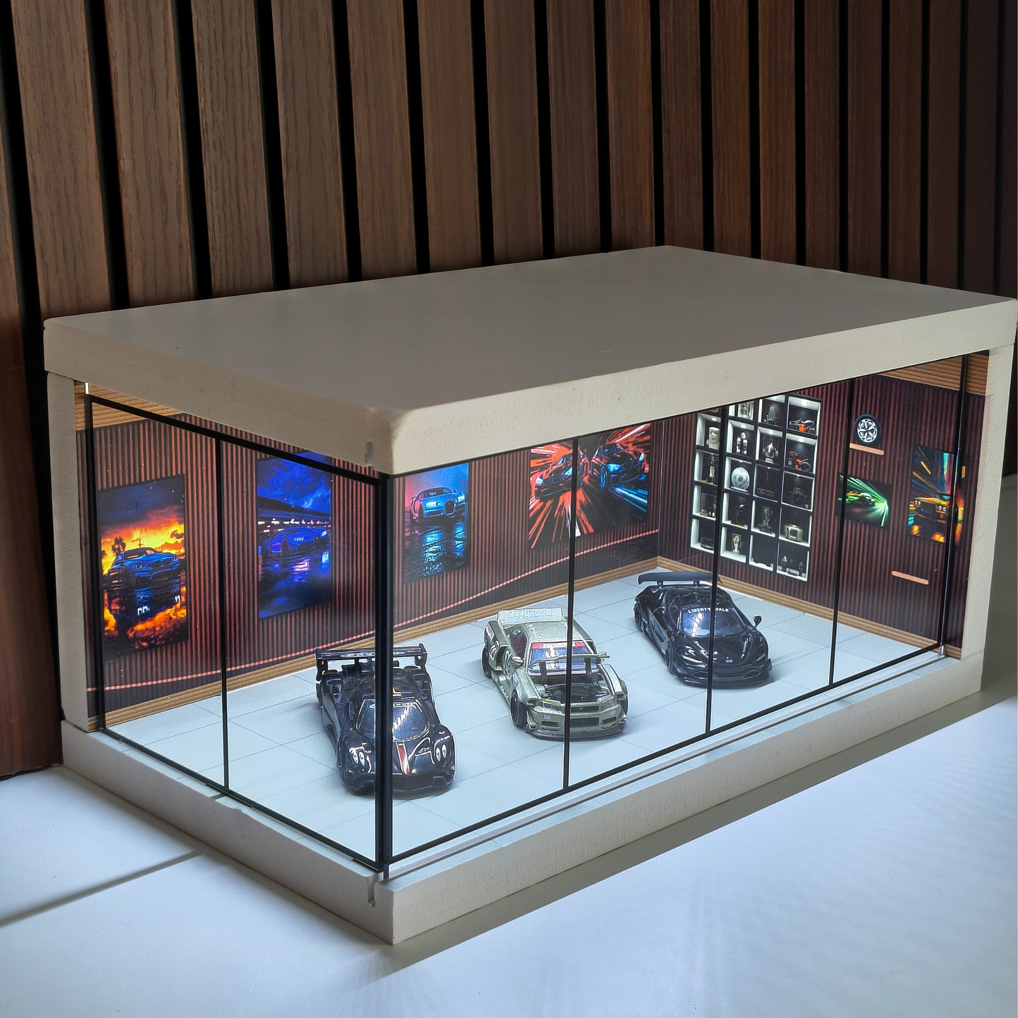 Luxury Miniature Car Showroom