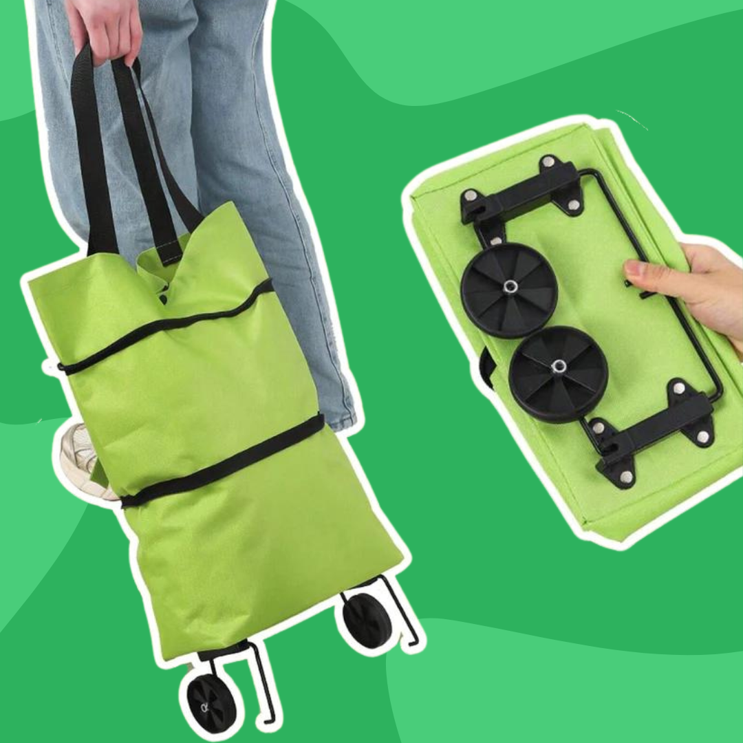 4-in-1 Foldable Shopping Trolley Bag