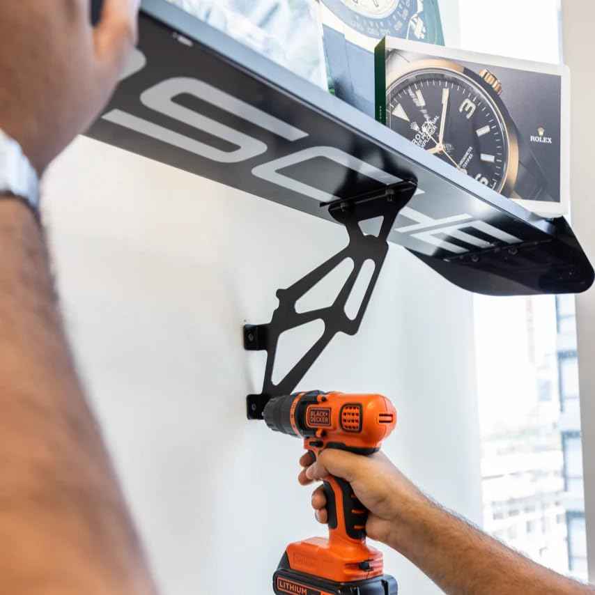 GT4 RS Spoiler Shelf for Wall –  Spoiler Shelf for Home, Office, Garage | Race Car Inspired Display Wall Shelf