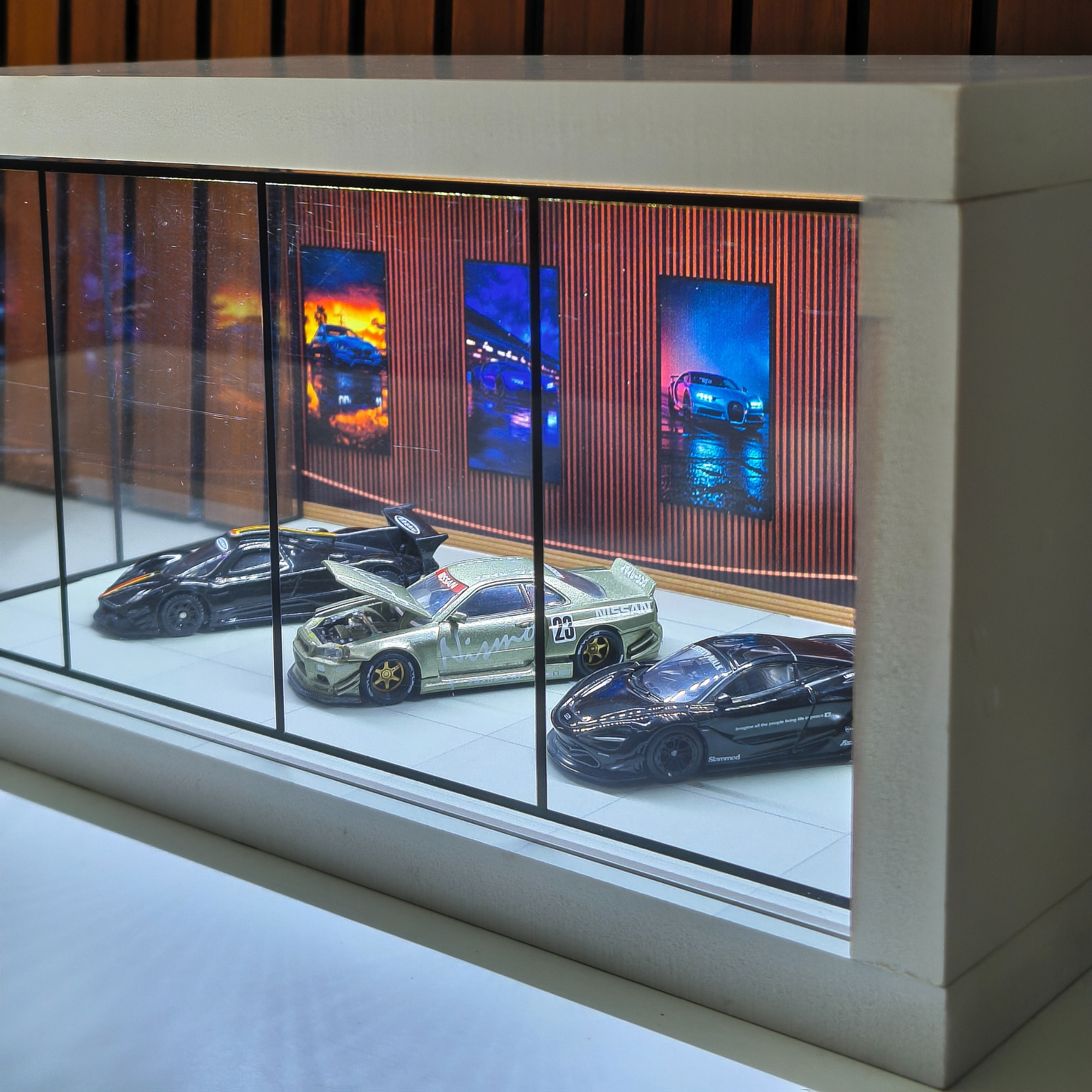 Luxury Miniature Car Showroom
