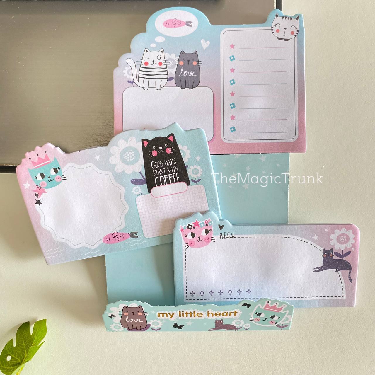 Cat Aesthetic Sticky Notes Set ( 1pc )