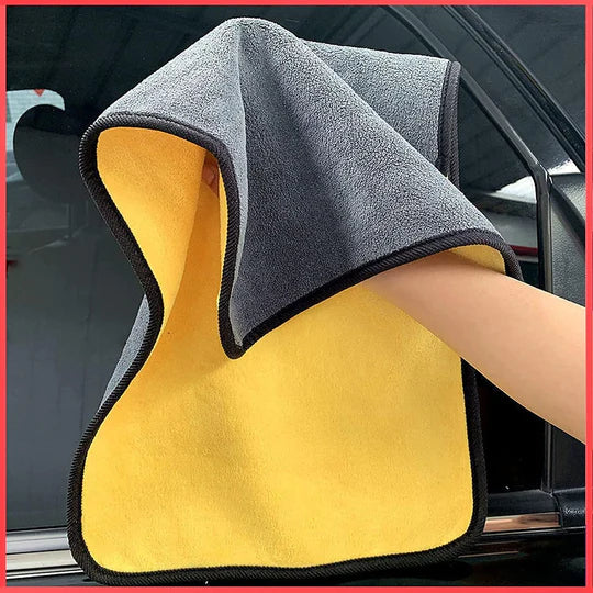 Microfiber Car Cloth (Buy 1+Get 1 Free) (60x30 cm + 30x30 cm)