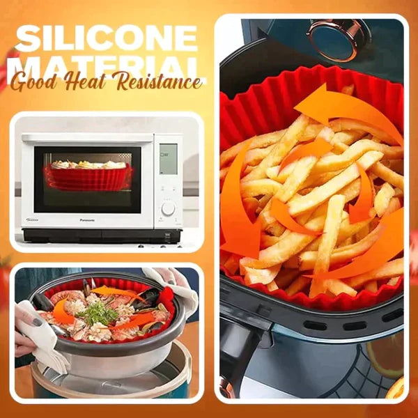 Air-Fryer Silicone Reusable Baking Tray