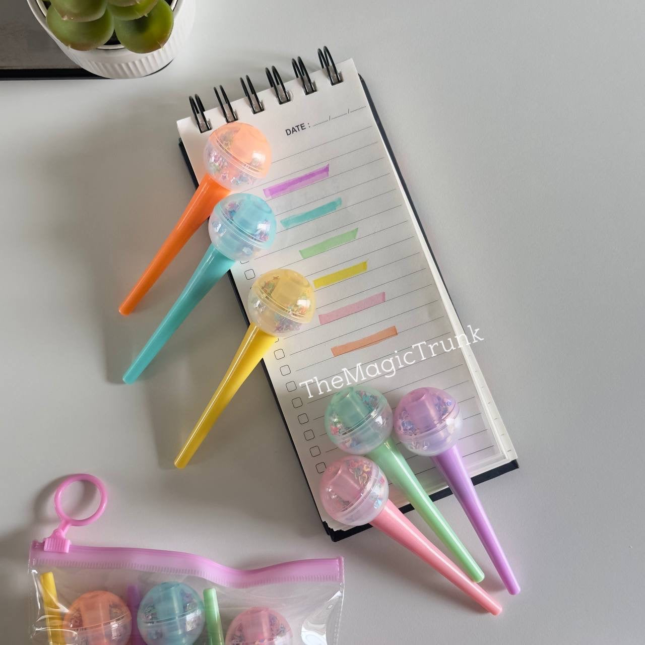 Lollipop Confetti Highlighter Set ( 6 pcs )