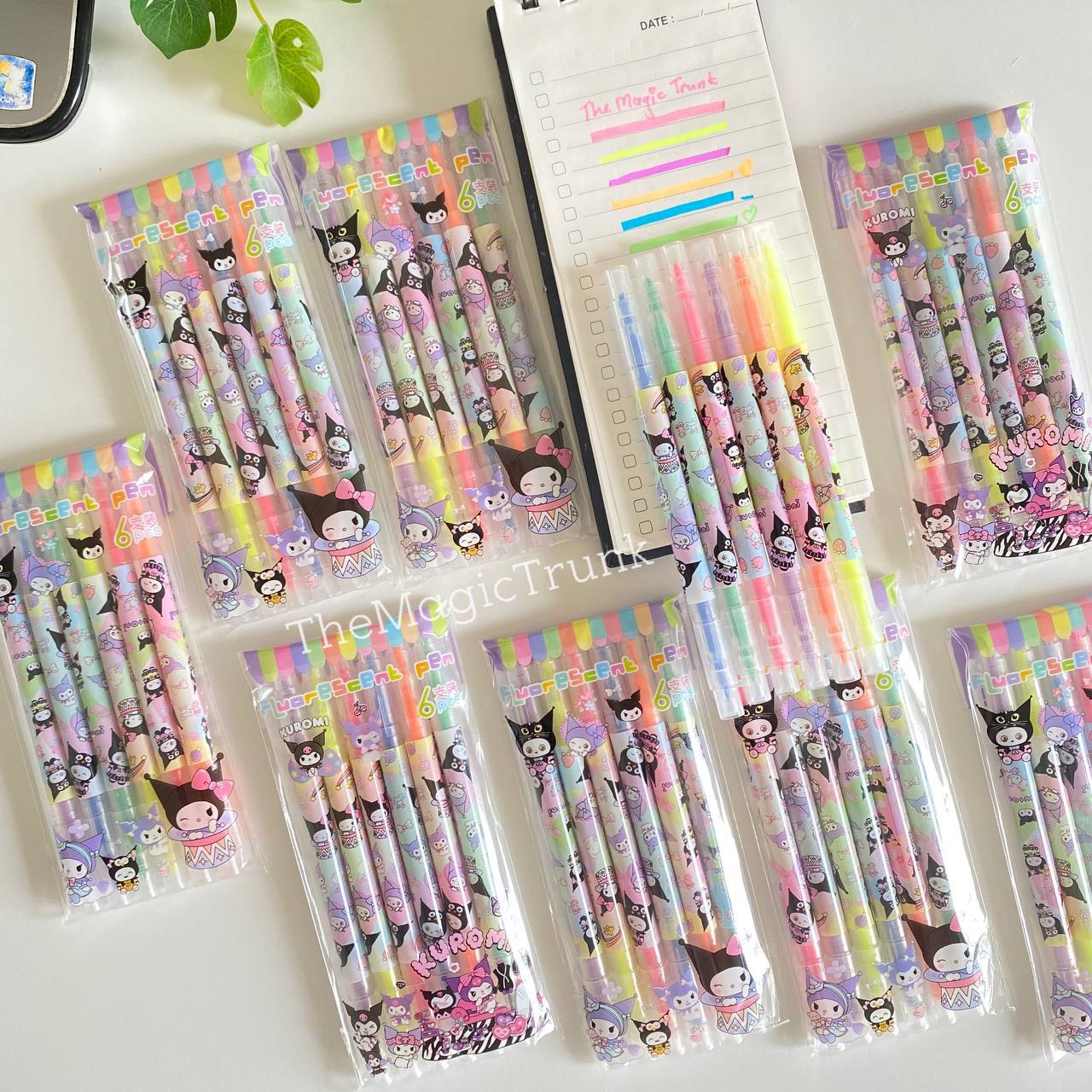 Kuromi Double Sided Highlighters Marker ( 6 pcs )