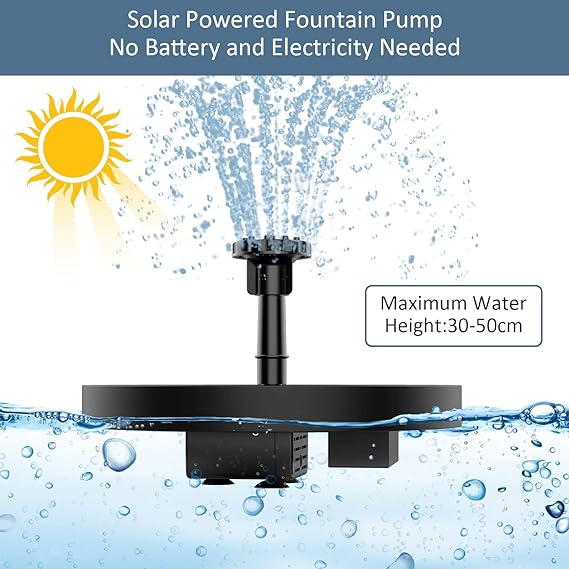 Solar Water Fountain