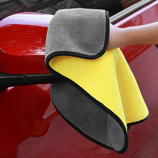 Microfiber Car Cloth (Buy 1+Get 1 Free) (60x30 cm + 30x30 cm)