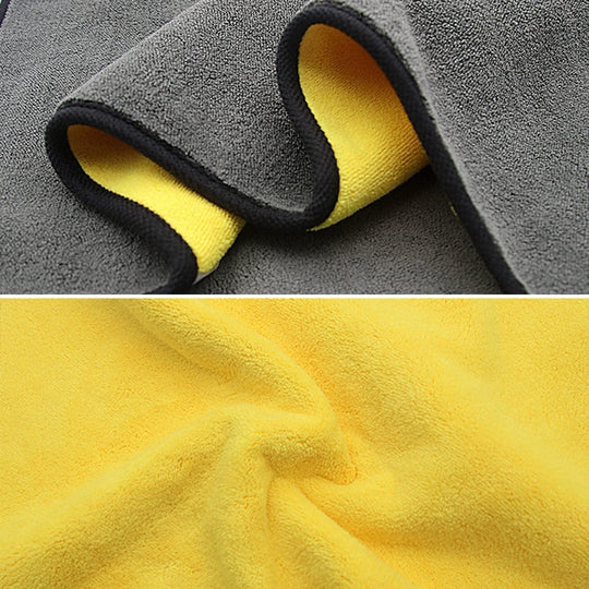 Microfiber Car Cloth (Buy 1+Get 1 Free) (60x30 cm + 30x30 cm)