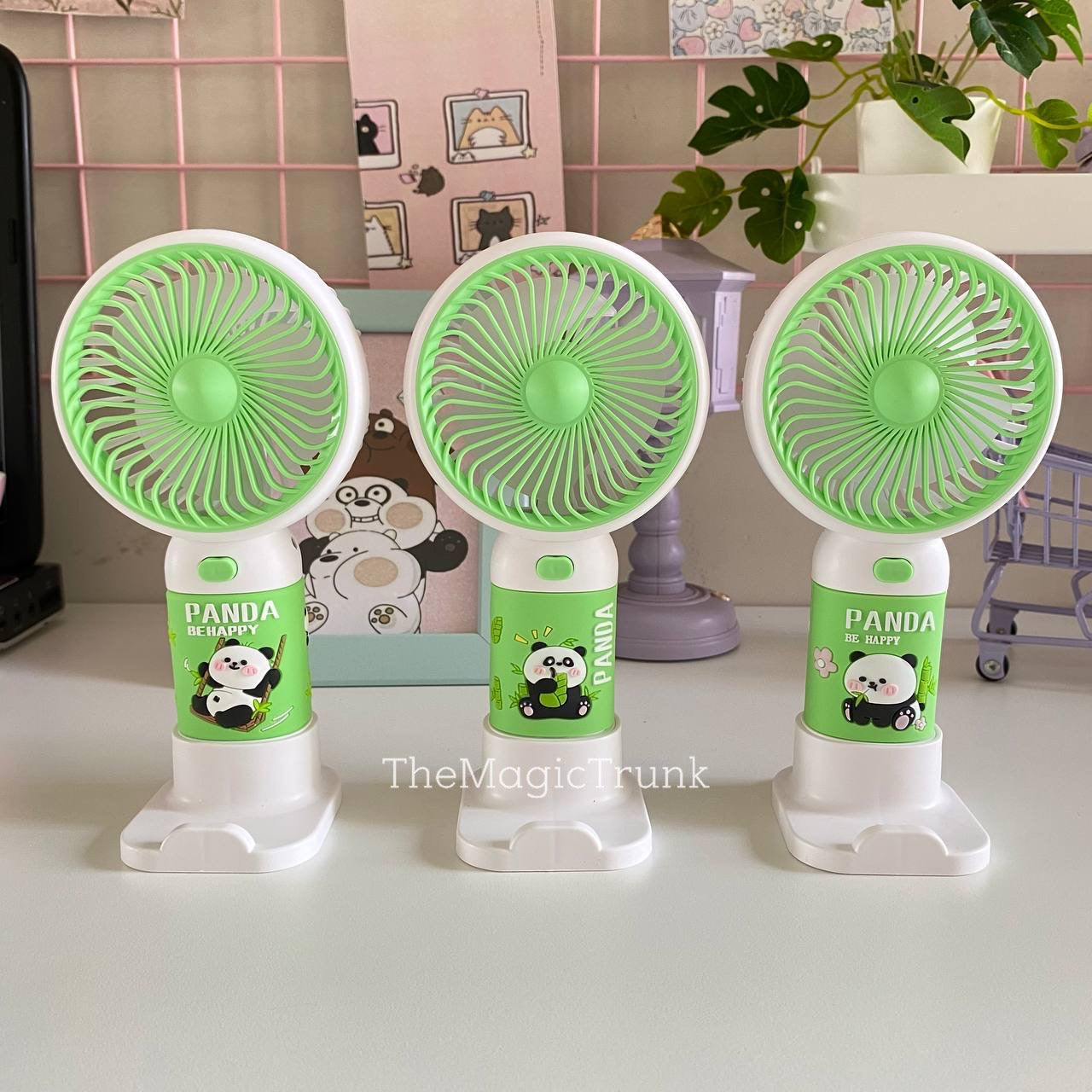 Panda Portable Rechargeable Hand Fan ( 1pc )