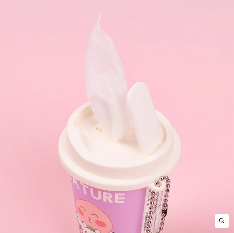 Kawaii Moisturized Wet Wipes Can ( 1pc )