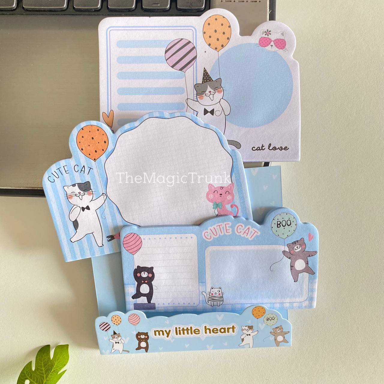 Cat Aesthetic Sticky Notes Set ( 1pc )