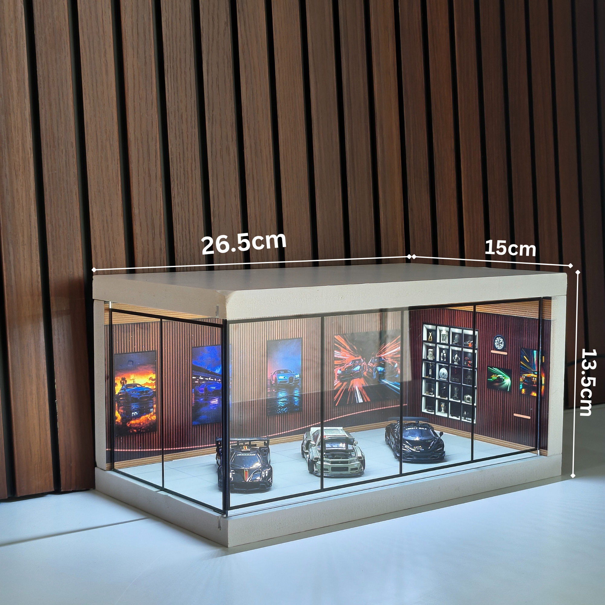 Luxury Miniature Car Showroom
