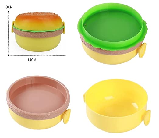 Burger Shape Lunch Box ( 1 pc )