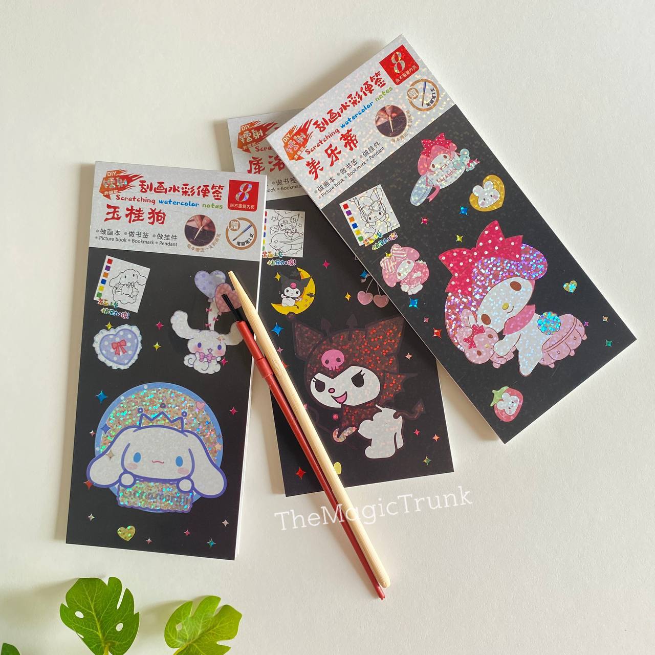 Sanrio 2 in 1 Scratch Card Paint Book ( 1pc )