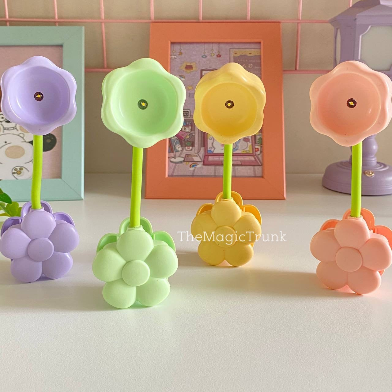 Floral Mini Clip Lamps ( 1pc )