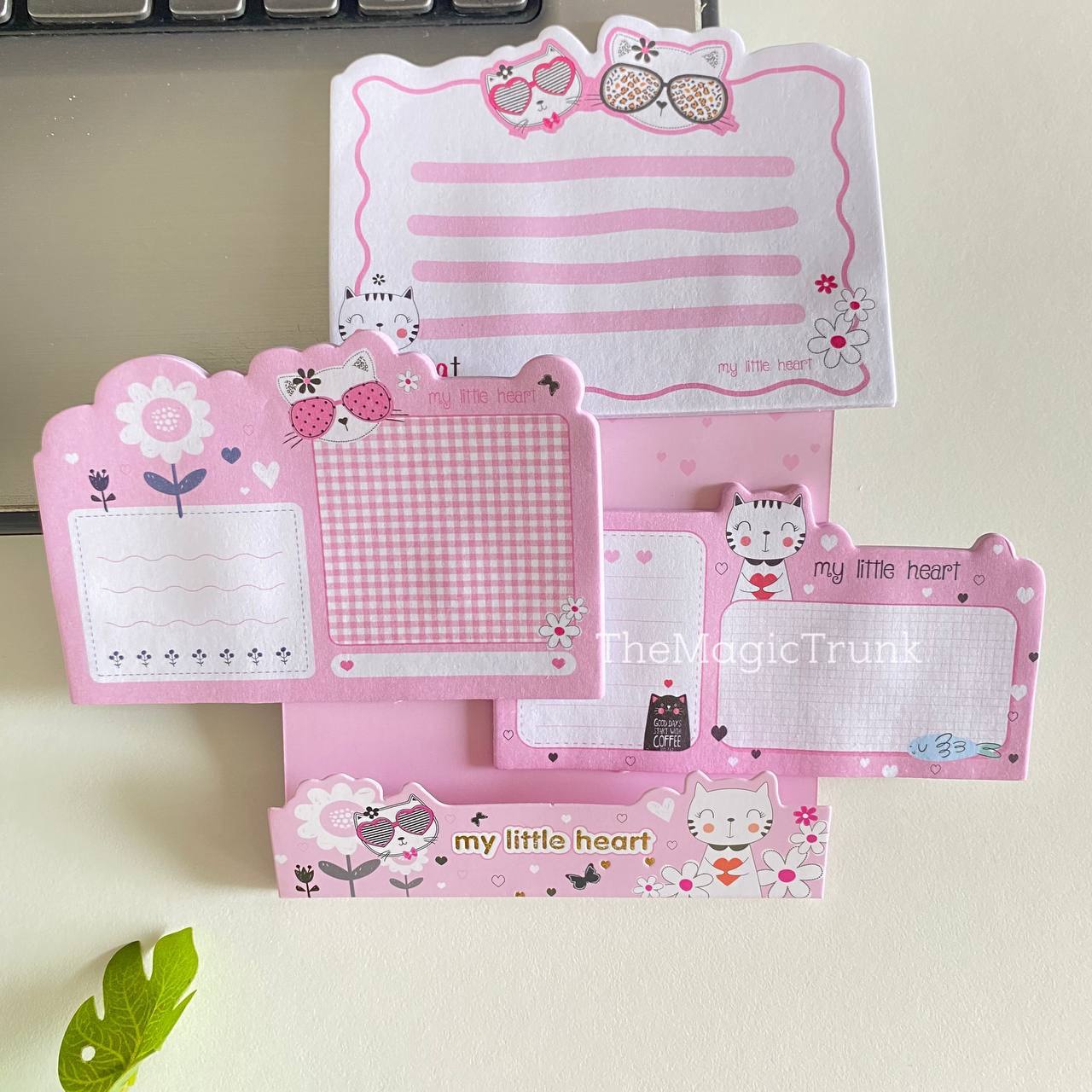 Cat Aesthetic Sticky Notes Set ( 1pc )