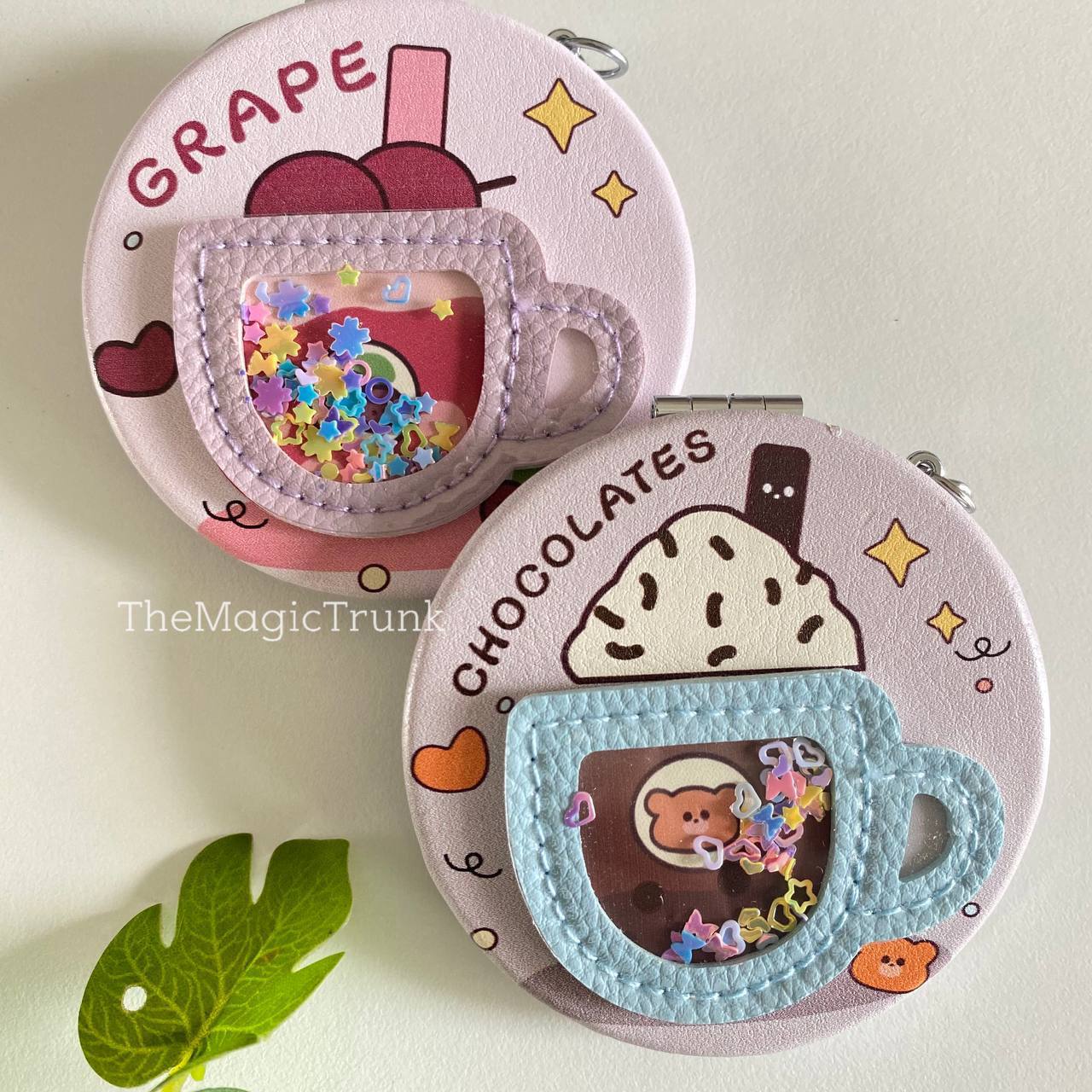 Fruits Tea Confetti Pocket Mirror ( 1pc )