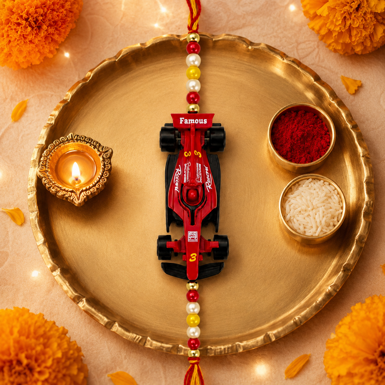 F1 Car Rakhi – Premium Racing Collection