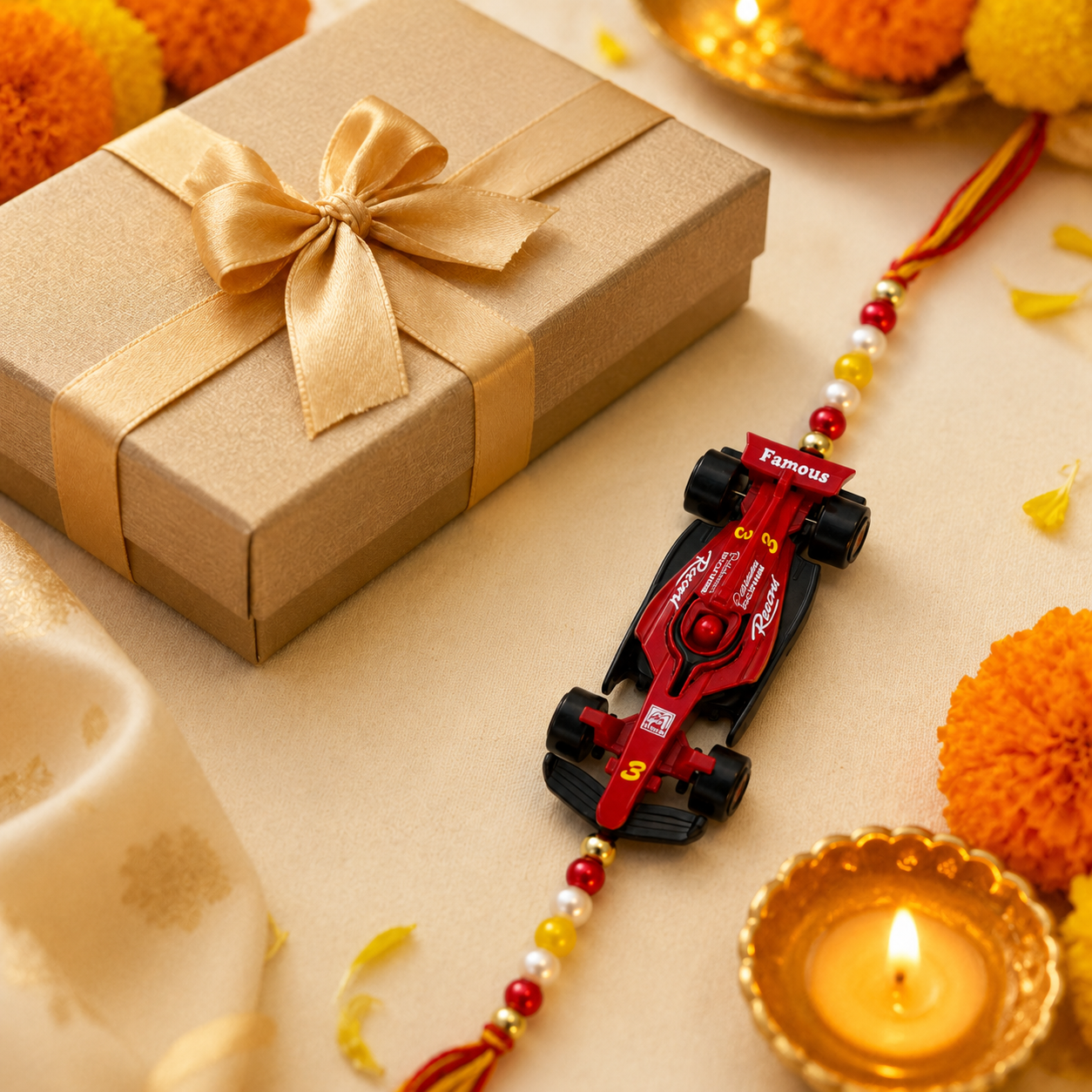 F1 Car Rakhi – Premium Racing Collection