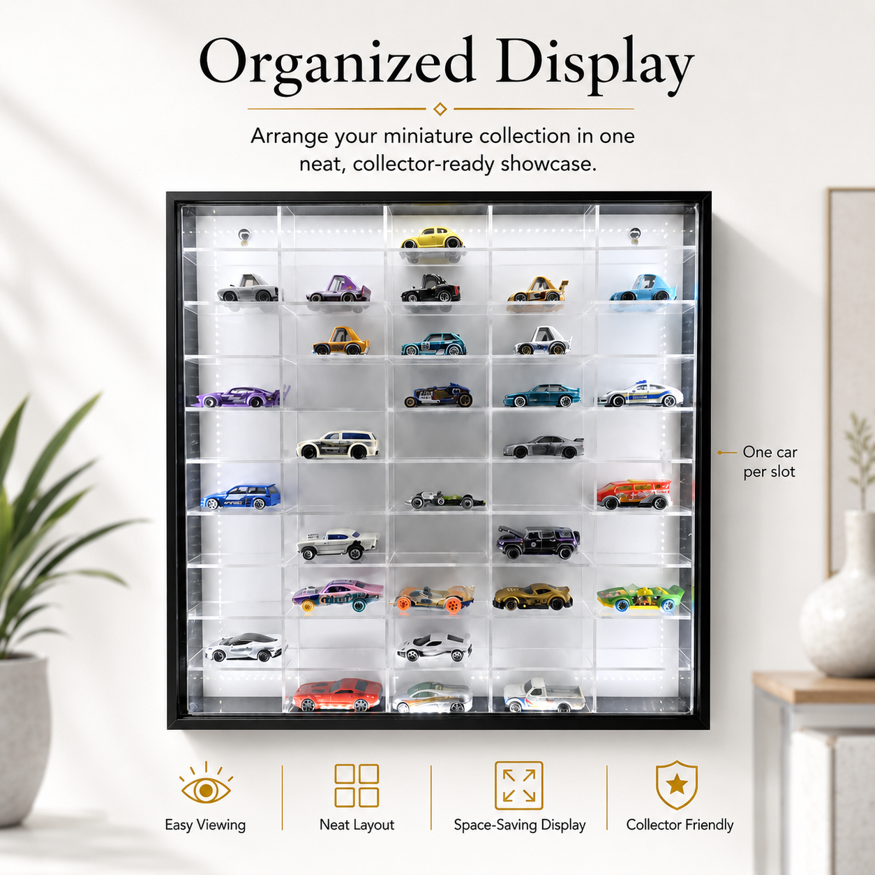 50 Compartments Display - LED