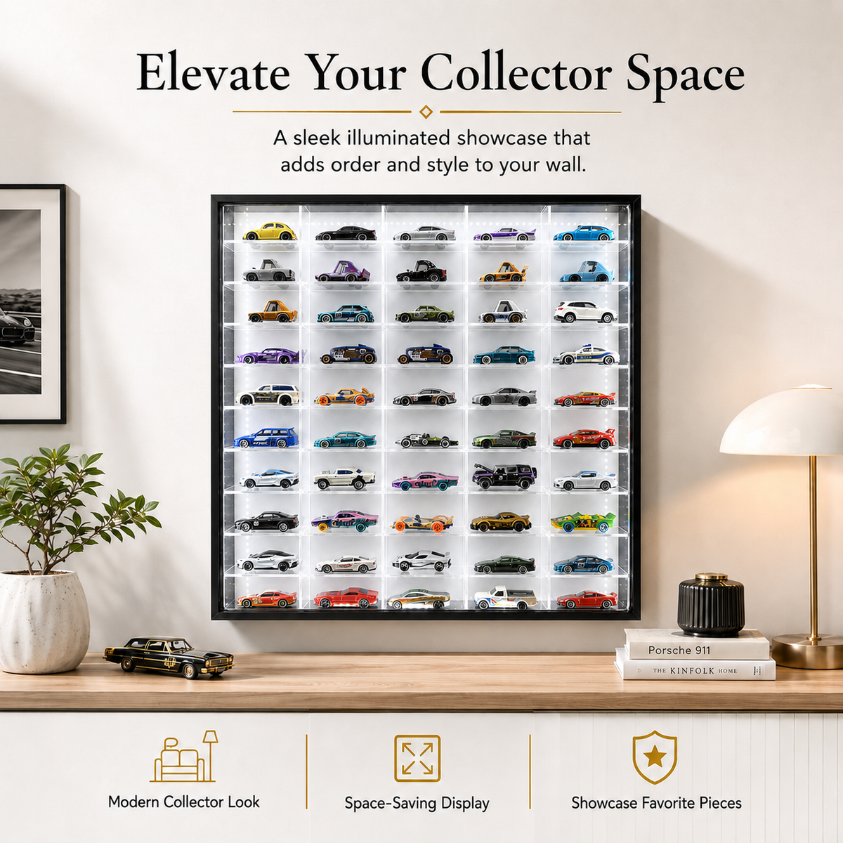 50 Compartments Display - LED