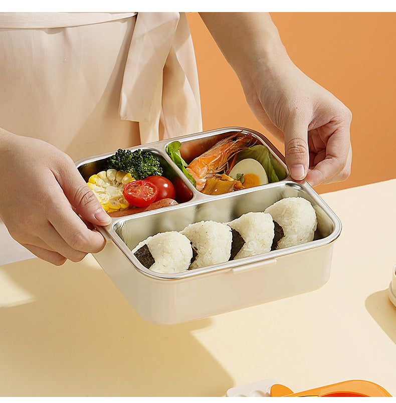 Chicken Eye - Leakproof Insulated Steel Lunch Bento Box ( 1pc )