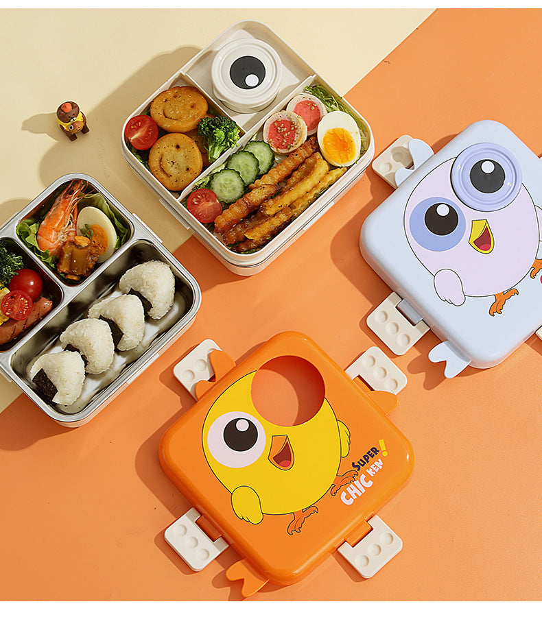 Chicken Eye - Leakproof Insulated Steel Lunch Bento Box ( 1pc )