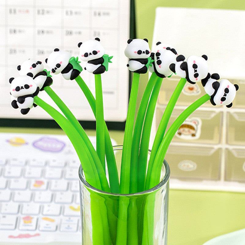 Panda Dancing Gel Blue Ink Pen ( 2pcs )