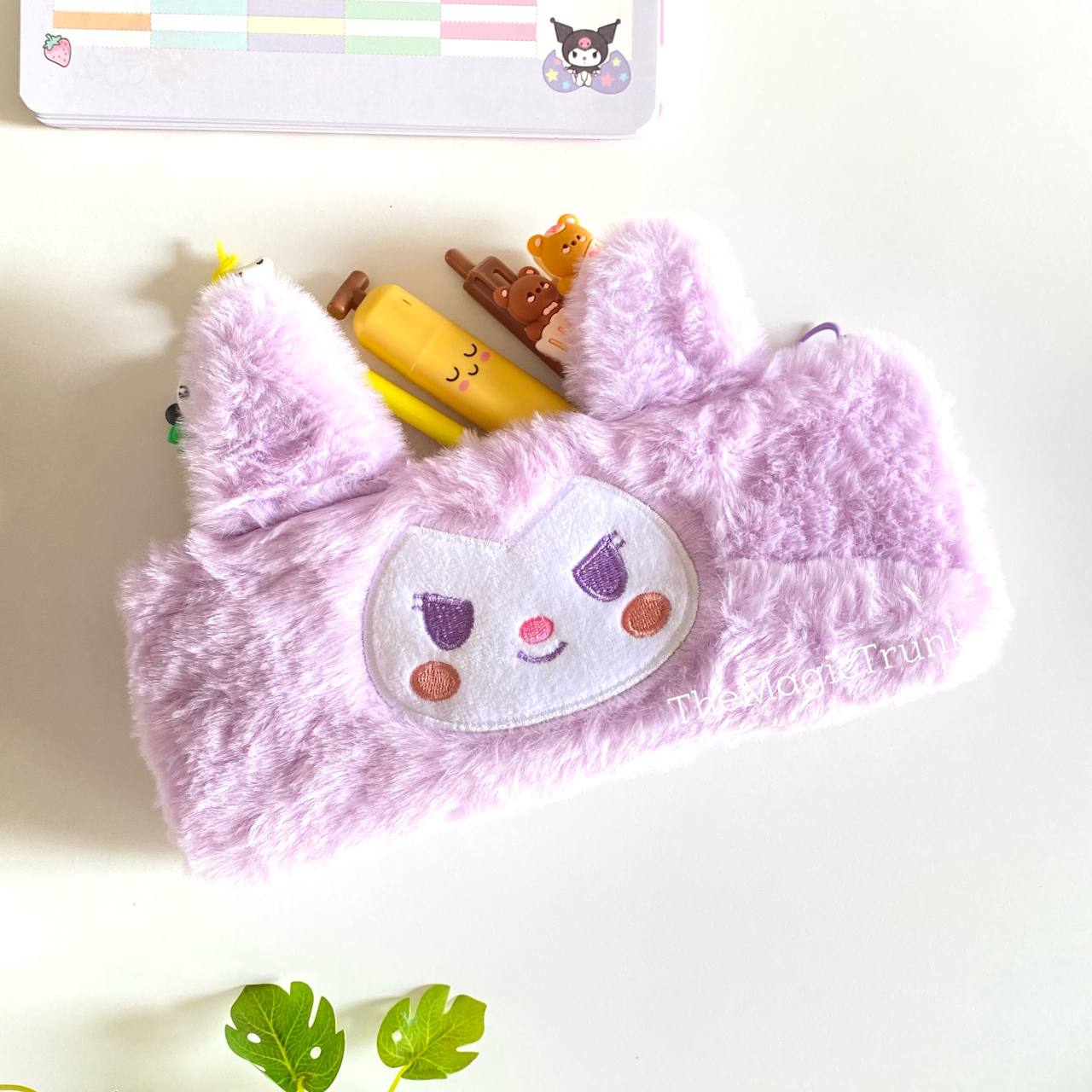 Sanrio Fur Plush Multipurpose Pouch ( 1pc )