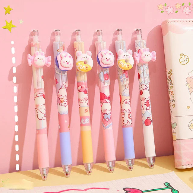 Bunny Lint Candy Gel Pen ( 2pc )