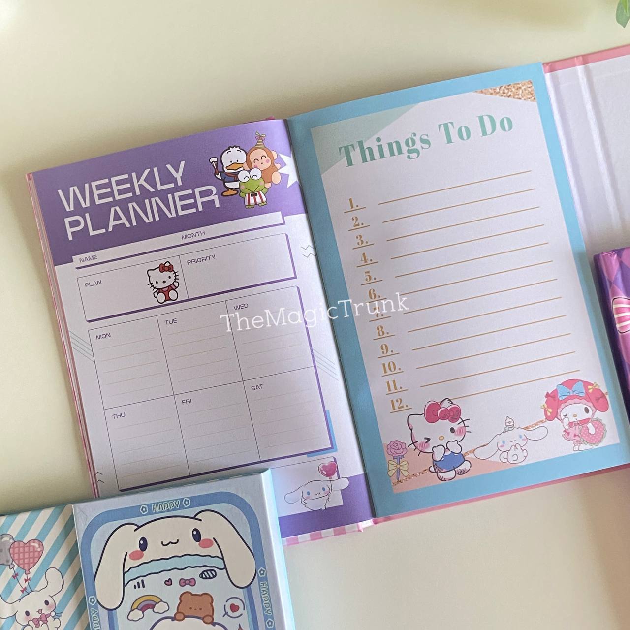 Sanrio Magnetic Dairy Planner ( 1pc )