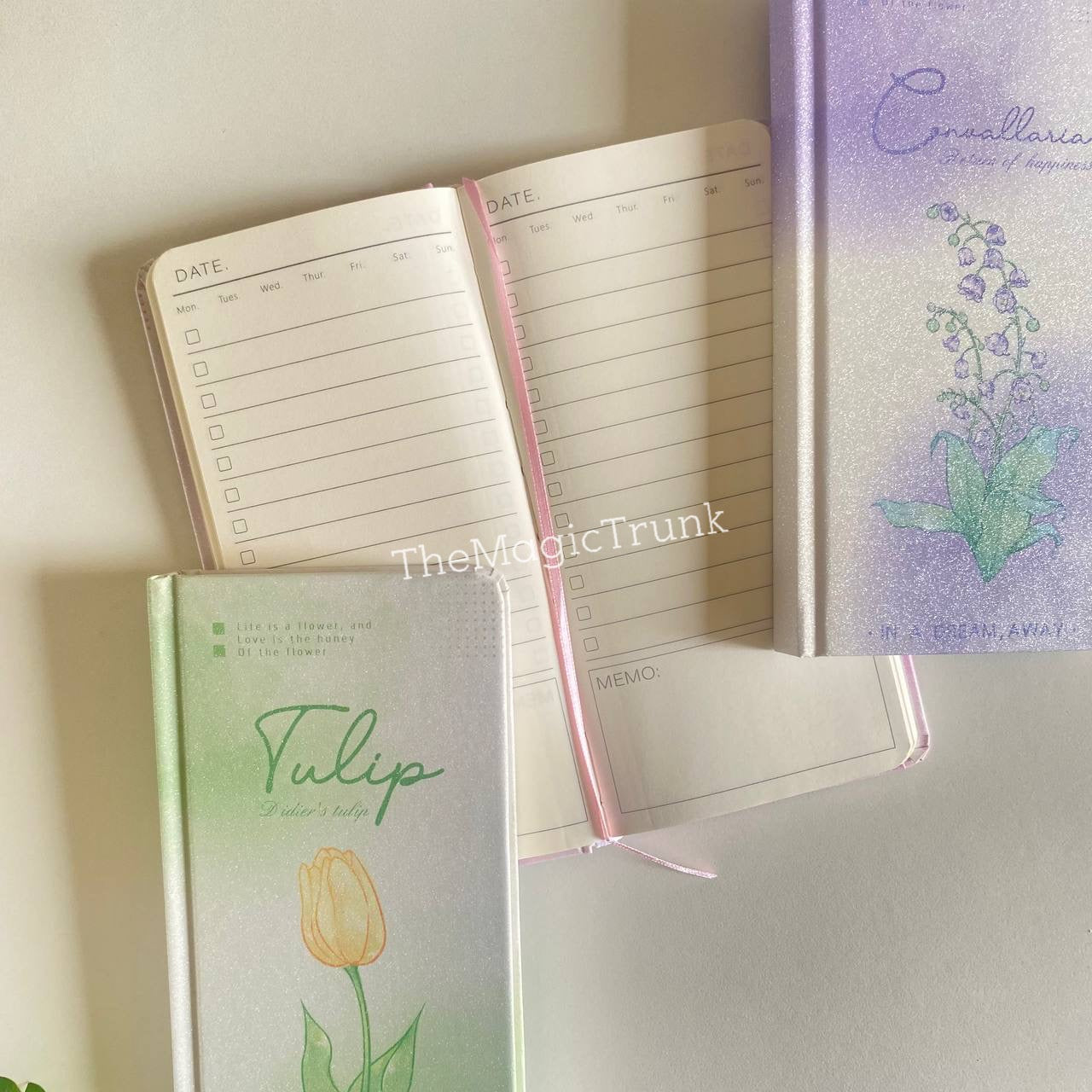 Retro Shimmer Hard Bound Diary ( 1pc )