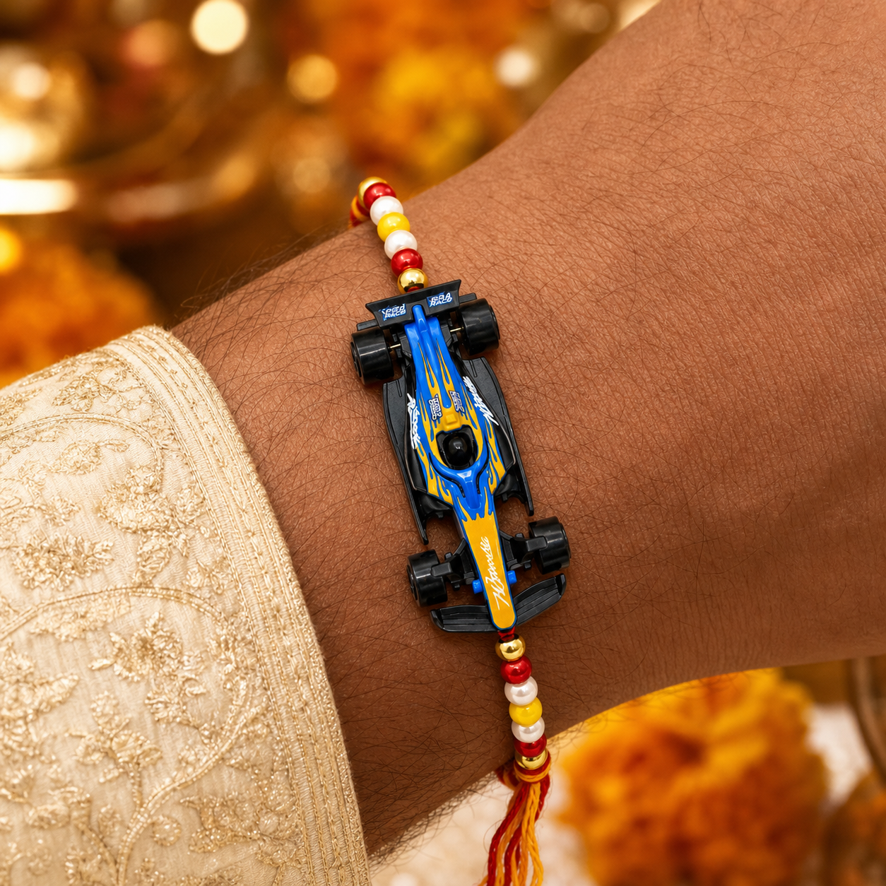 F1 Car Rakhi – Premium Racing Collection