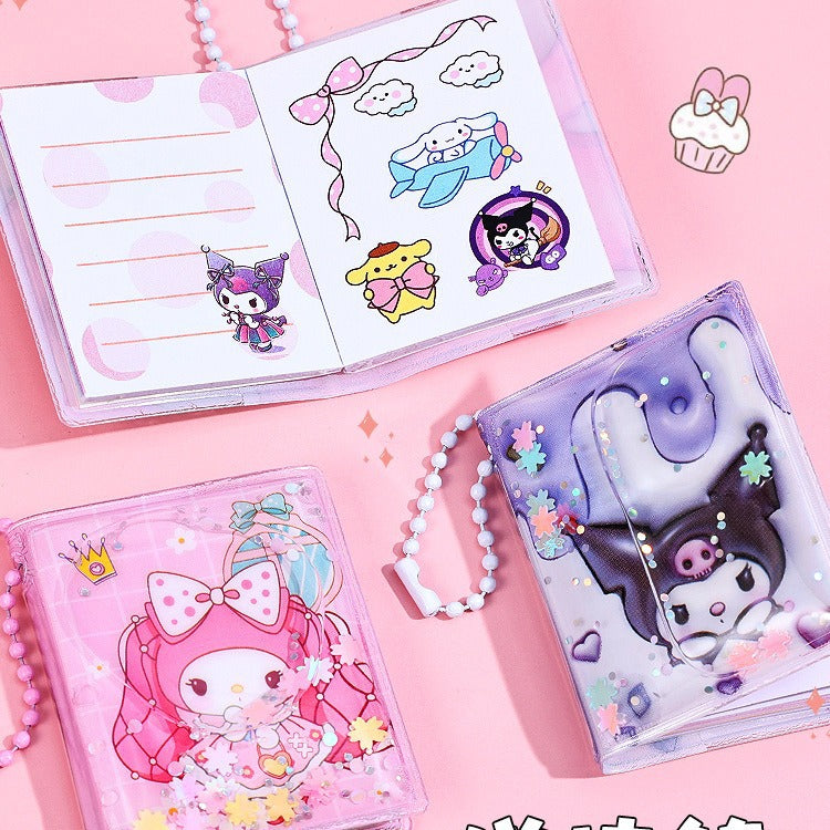 Sanrio Mini Sticker Notebook Dairy ( 2pc )