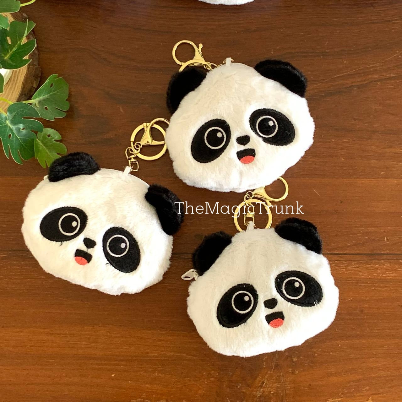 Panda Plush Coin Pouch with Keyring (1 pc )