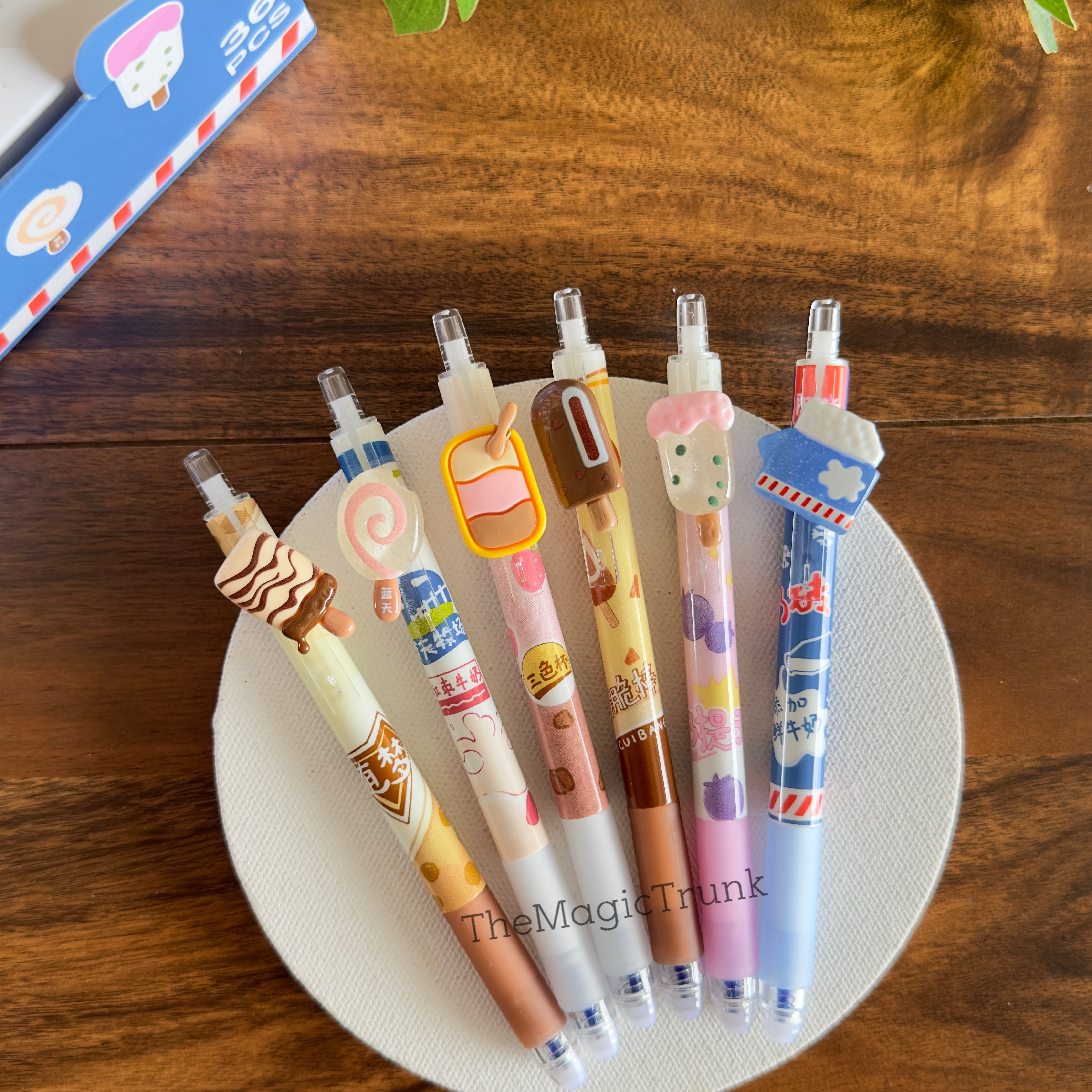 Popsicle Charm Gel Pen ( 2 pcs )