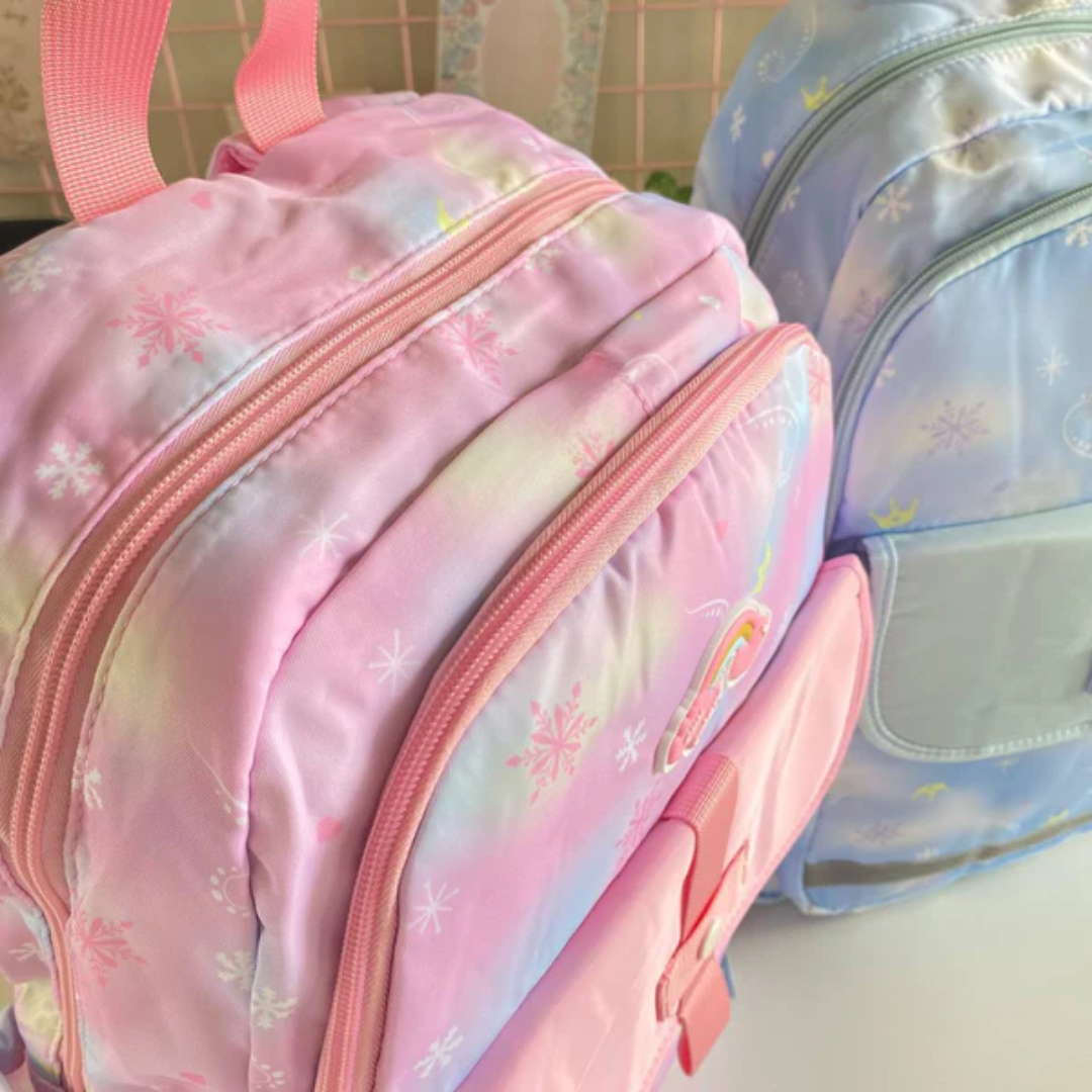 Rainbow Ombre High School Backpack ( 1 pc )