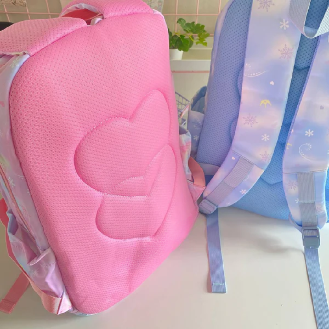 Rainbow Ombre High School Backpack ( 1 pc )